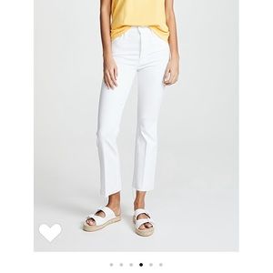 MOTHER The Hustler Ankle Fray Jean ‘Glass Slipper’